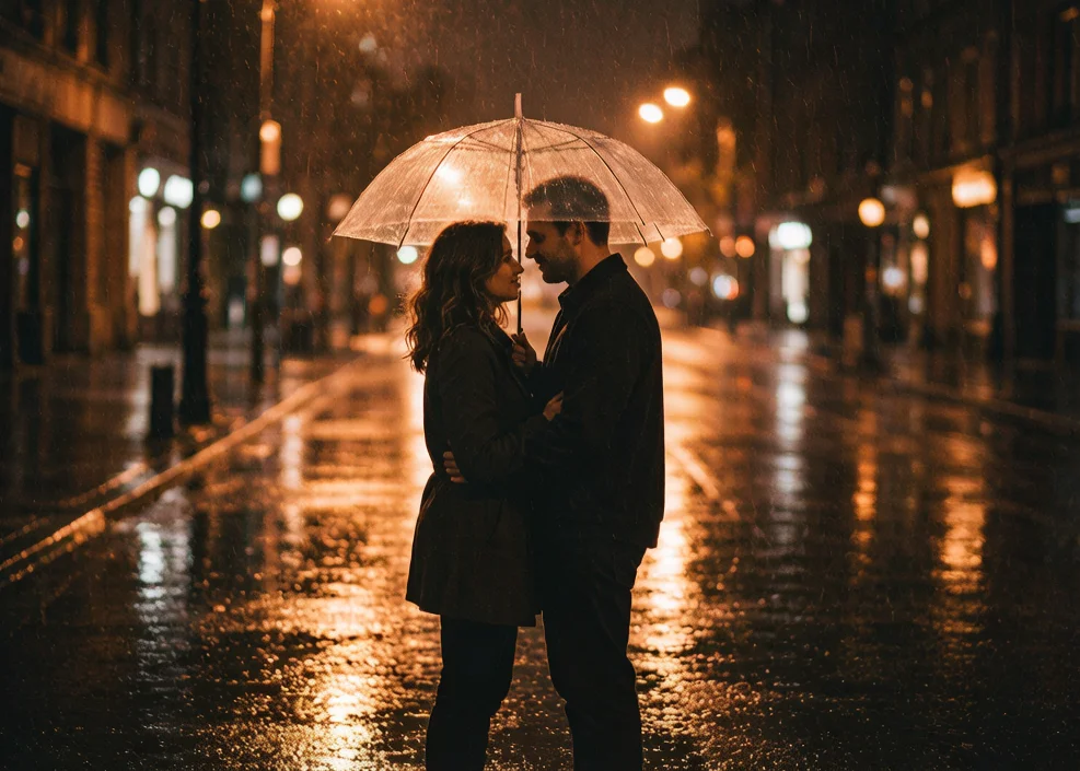 雨夜共伞——90天后重新走到一起